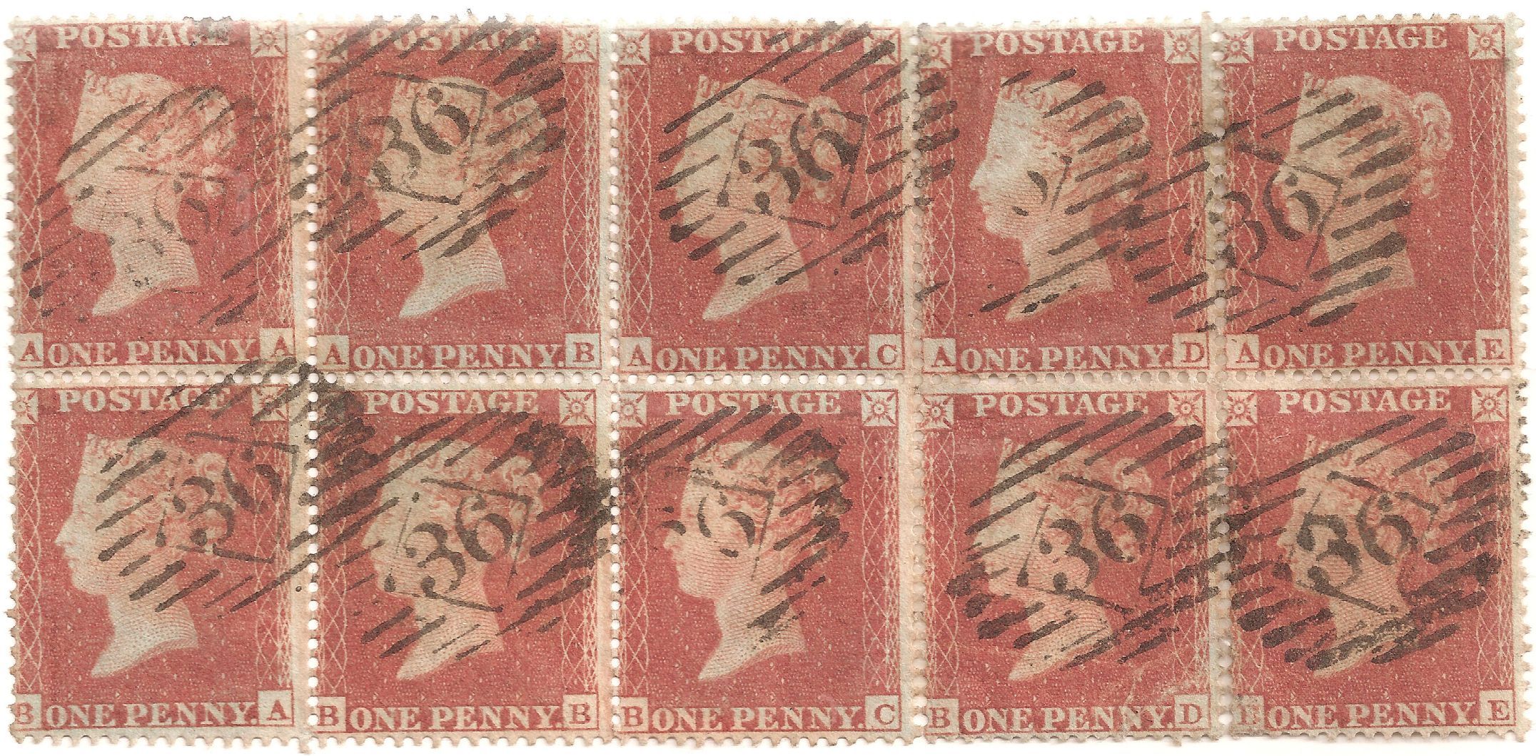 Plate 202 A-A, A-B, A-C, A-D, A-E