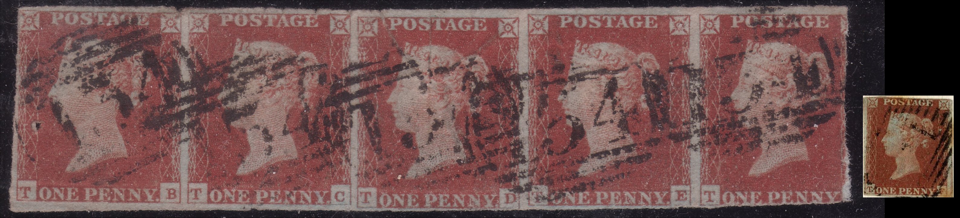 Plate 50 T-B, T-C, T-D, T-E, T-F