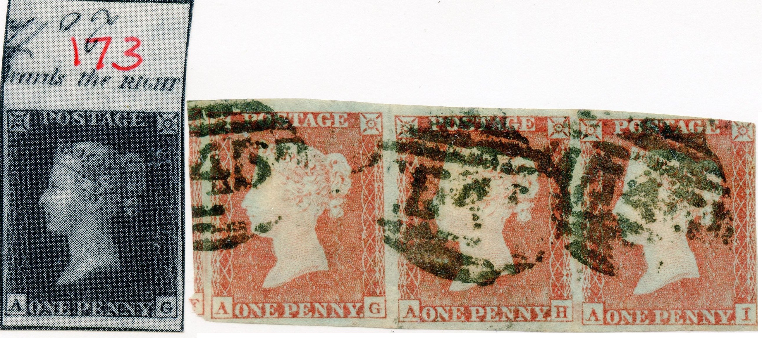 Plate 173 A-G, A-H, A-I