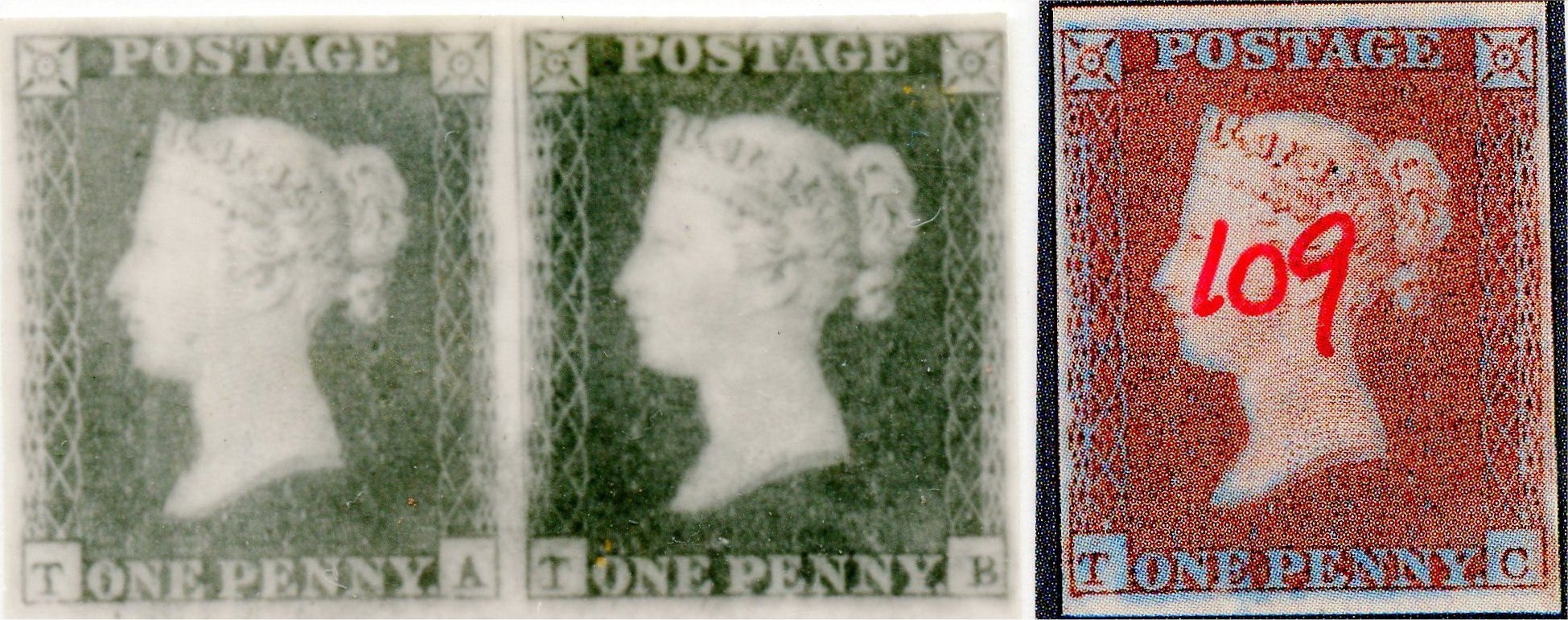 Plate 109 T-A, T-B, T-C