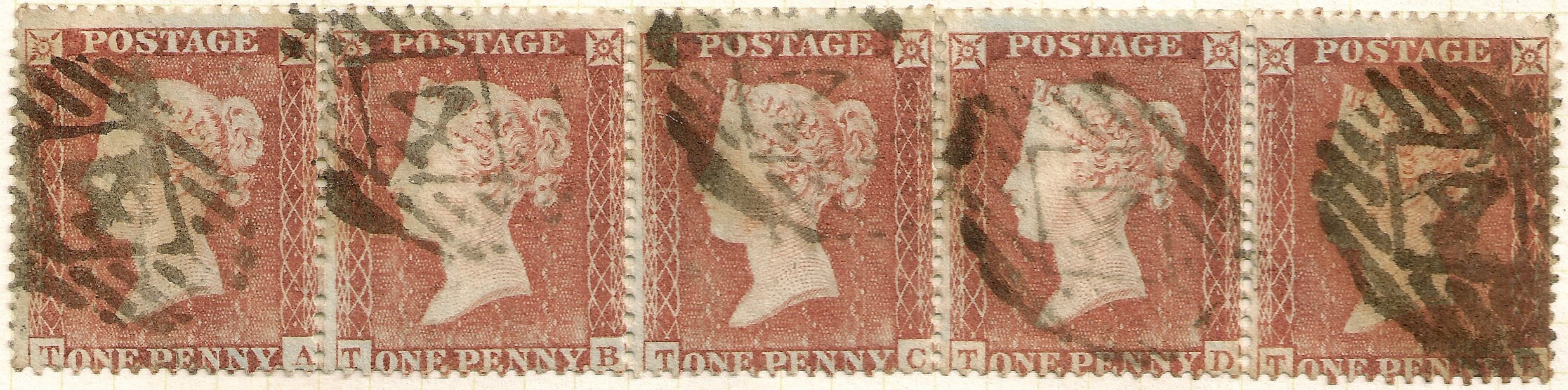 Plate 171 T-A, T-B, T-C, T-D, T-E