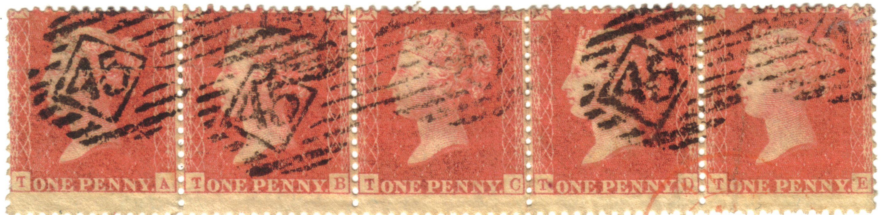 Plate 48 T-A, T-B, T-C, T-D, T-E