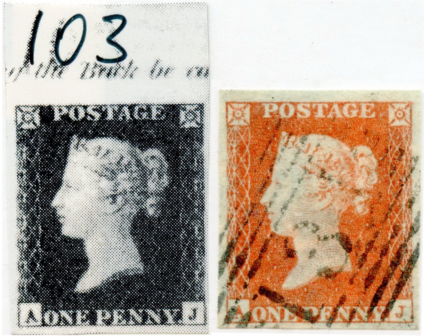 Plate 103 A-J