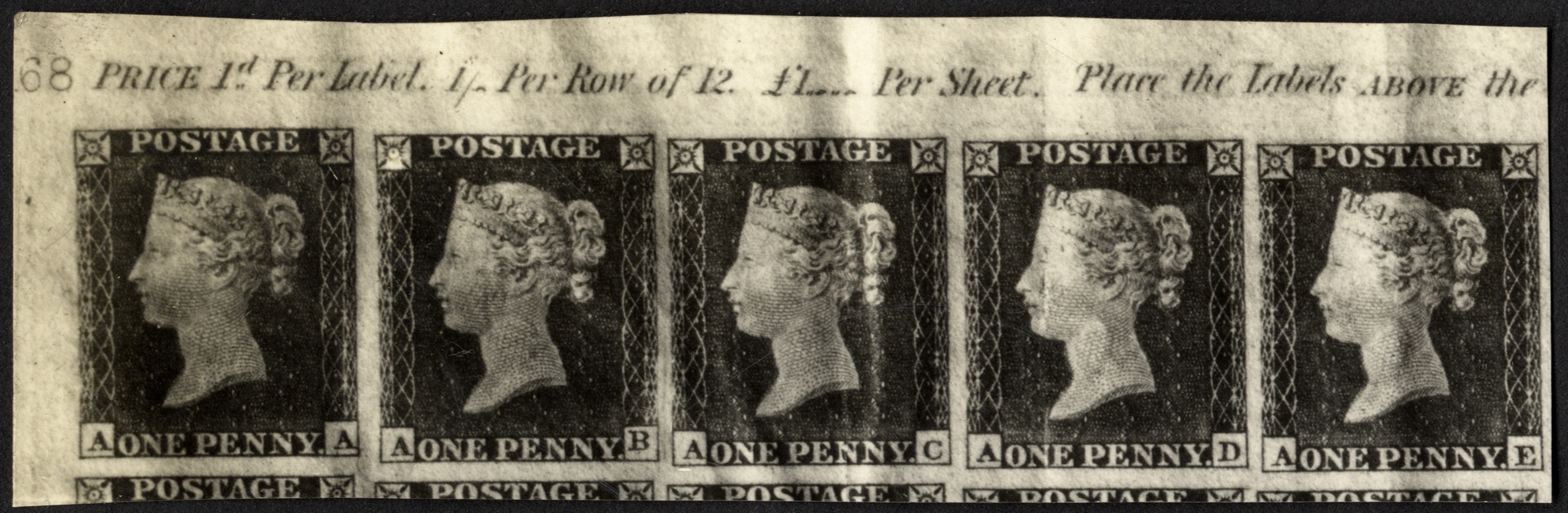 Plate 168 A-A, A-B, A-C, A-D, A-E