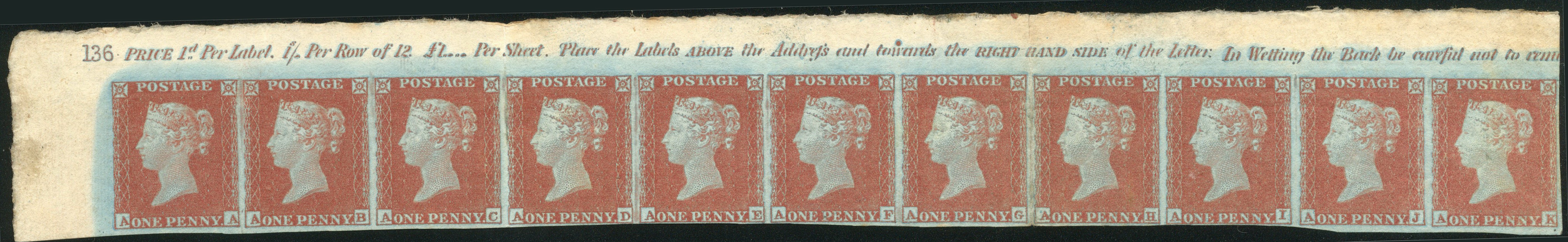 Plate 136 A-B, A-C, A-D, A-E, A-F, A-G, A-H, A-I, A-J, A-K