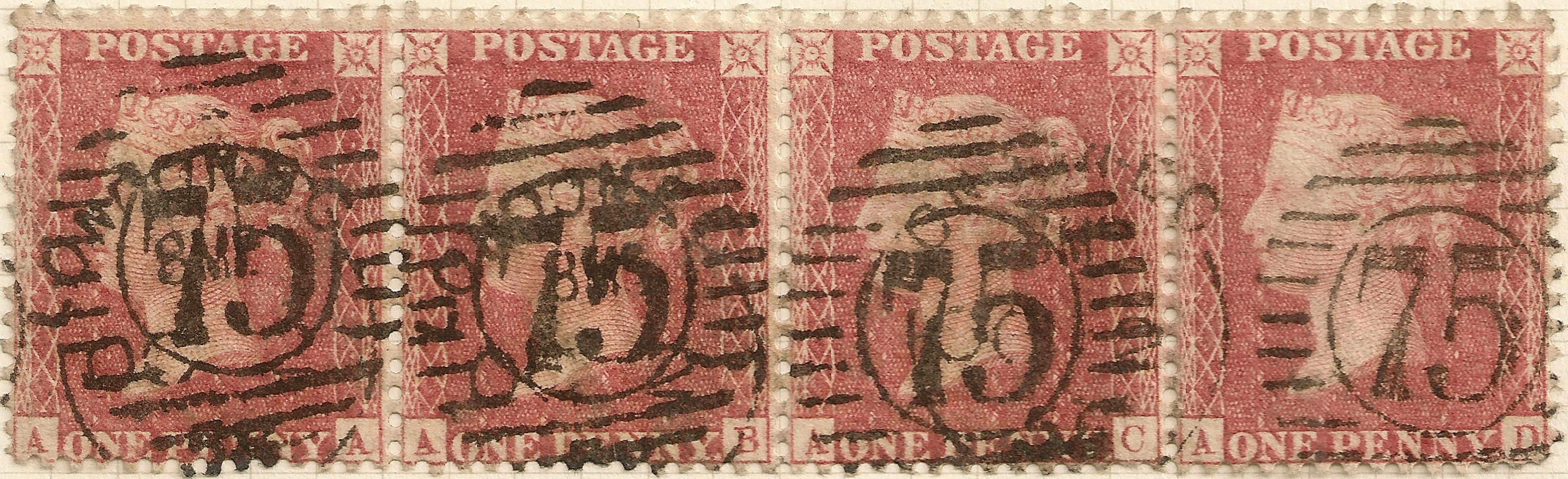 Plate 36 A-A, A-B, A-C, A-D