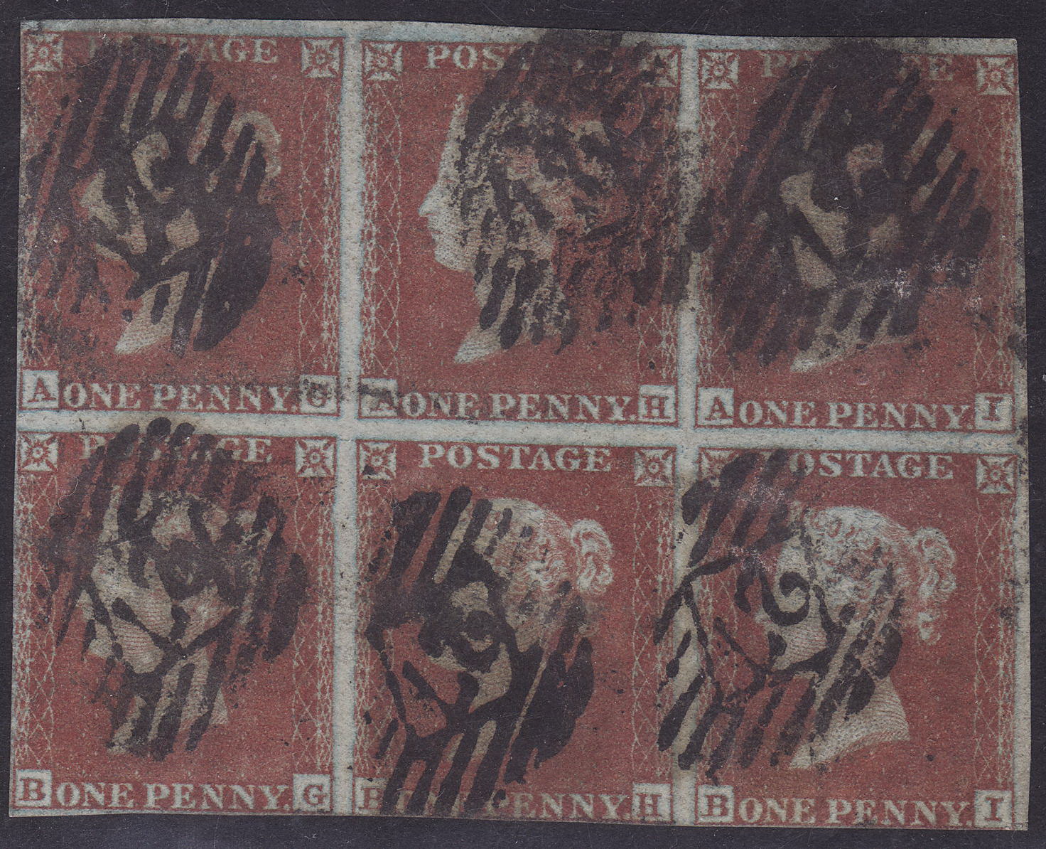 Plate 136 A-G, A-H, A-I