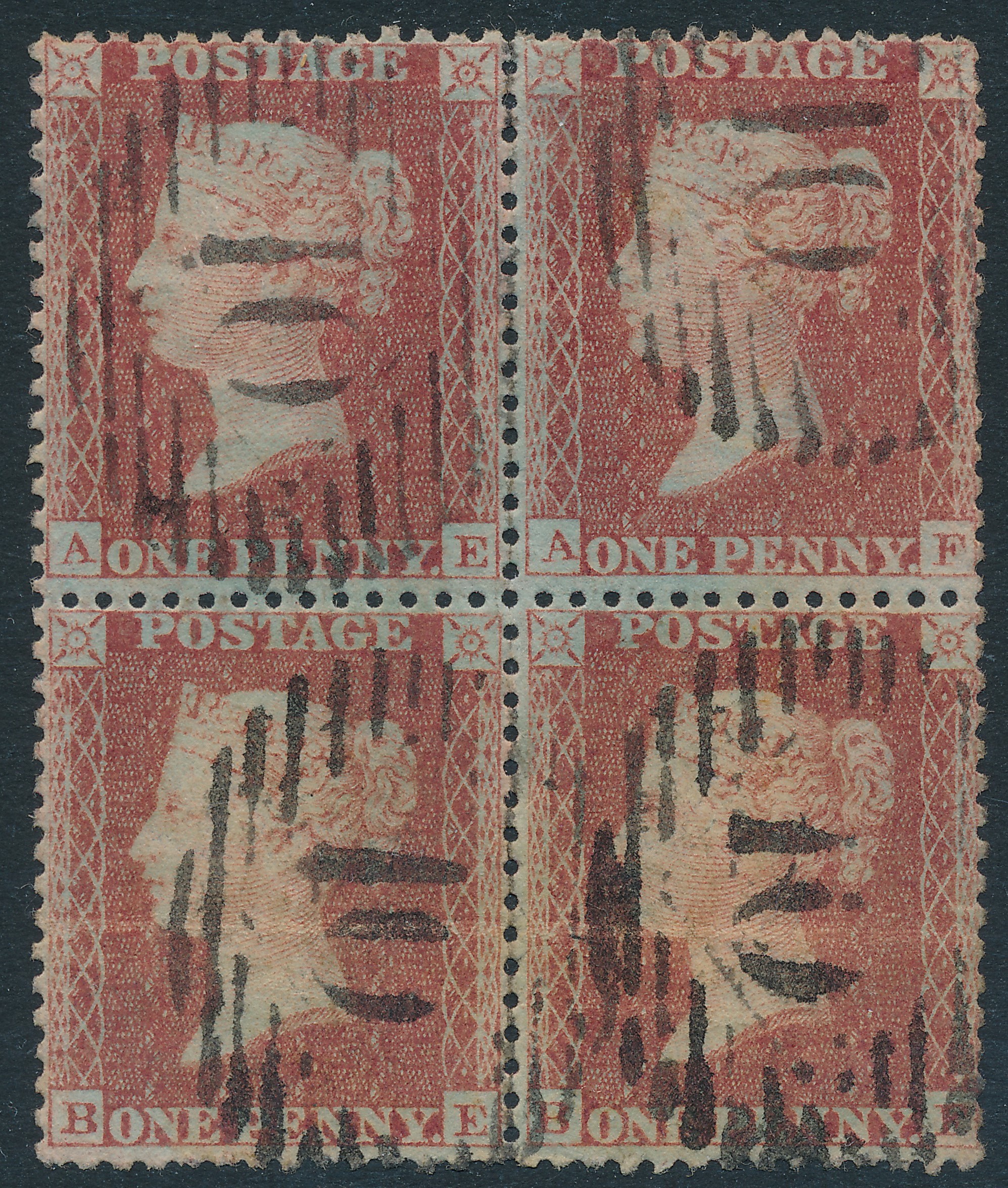 Plate 17 A-E, A-F