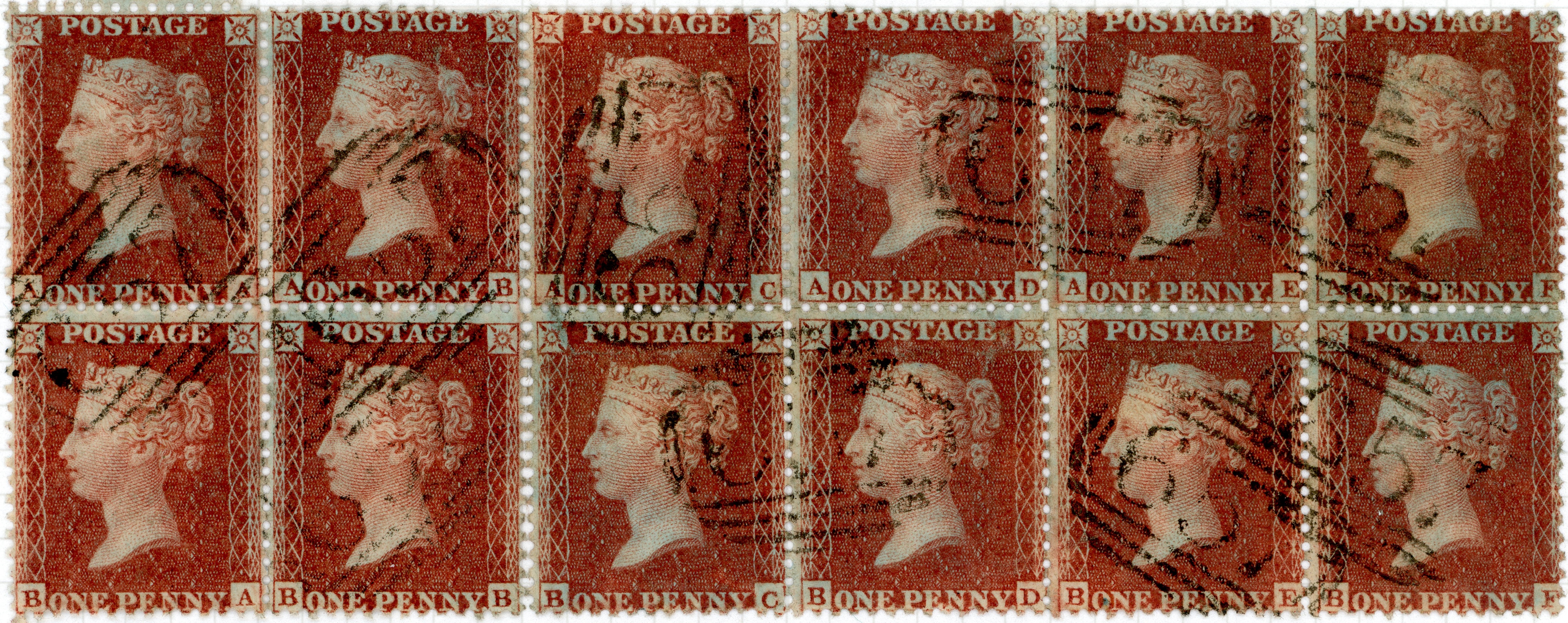 Plate 15 A-A, A-B, A-C, A-D, A-E, A-F