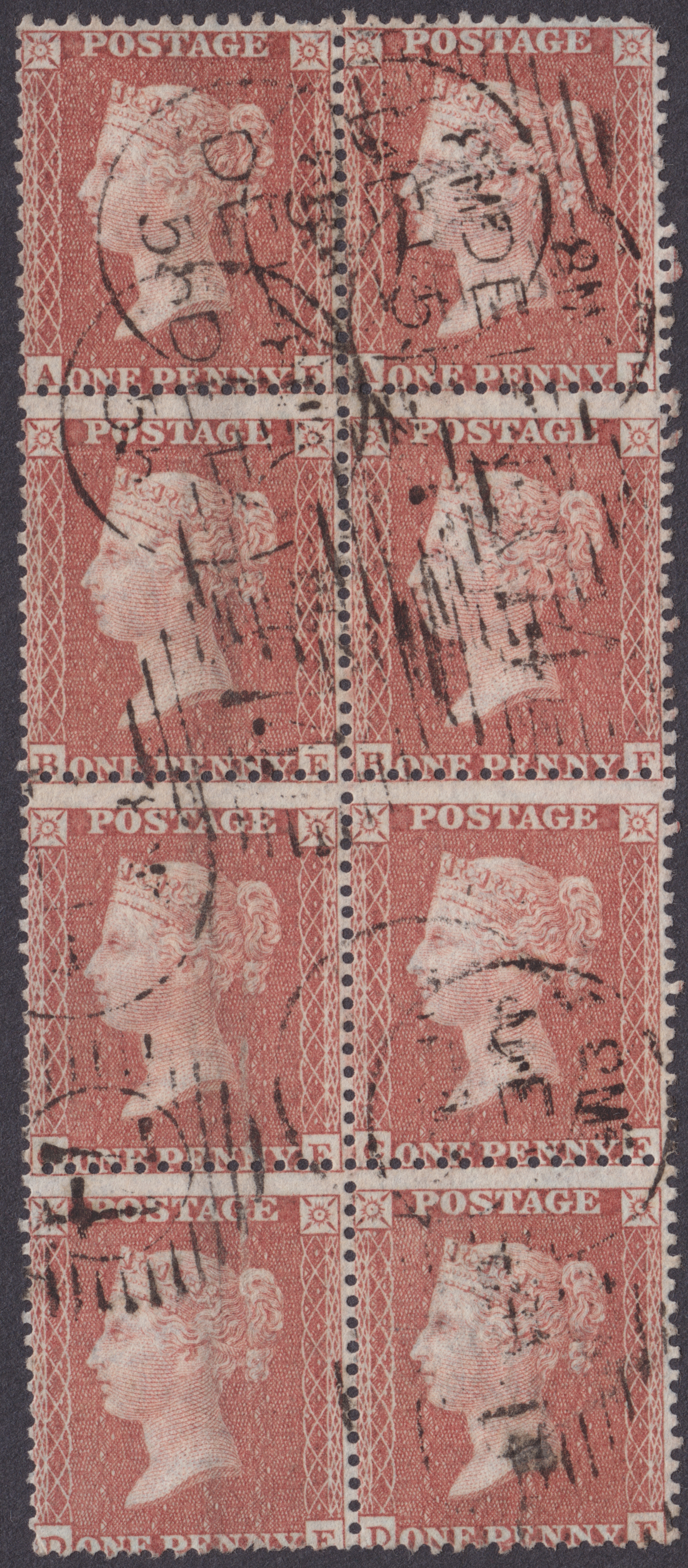 Plate 10 A-E, A-F