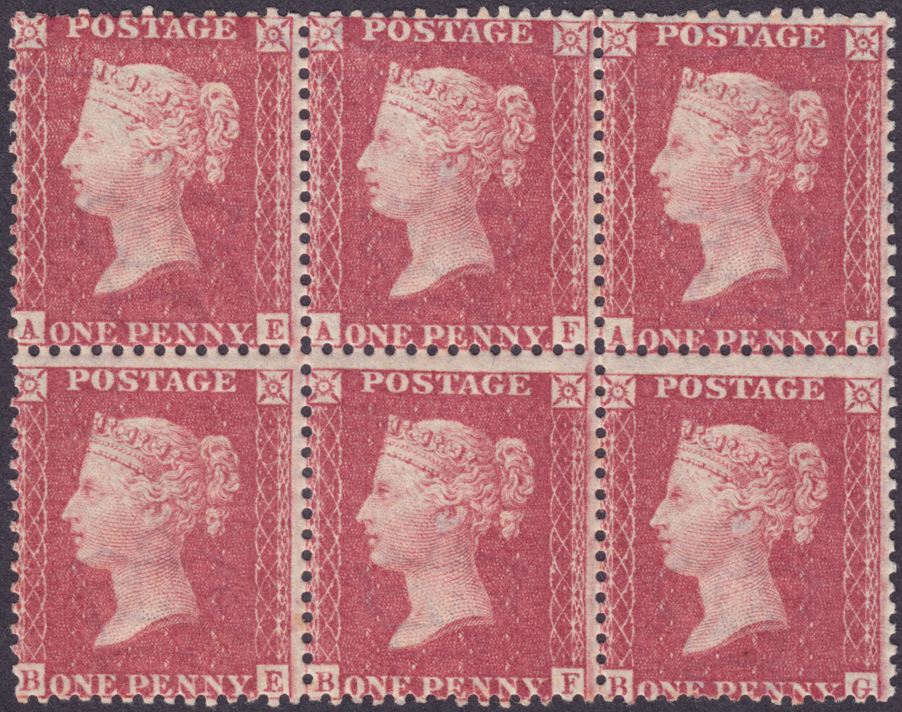 Plate 27 A-E, A-F, A-G