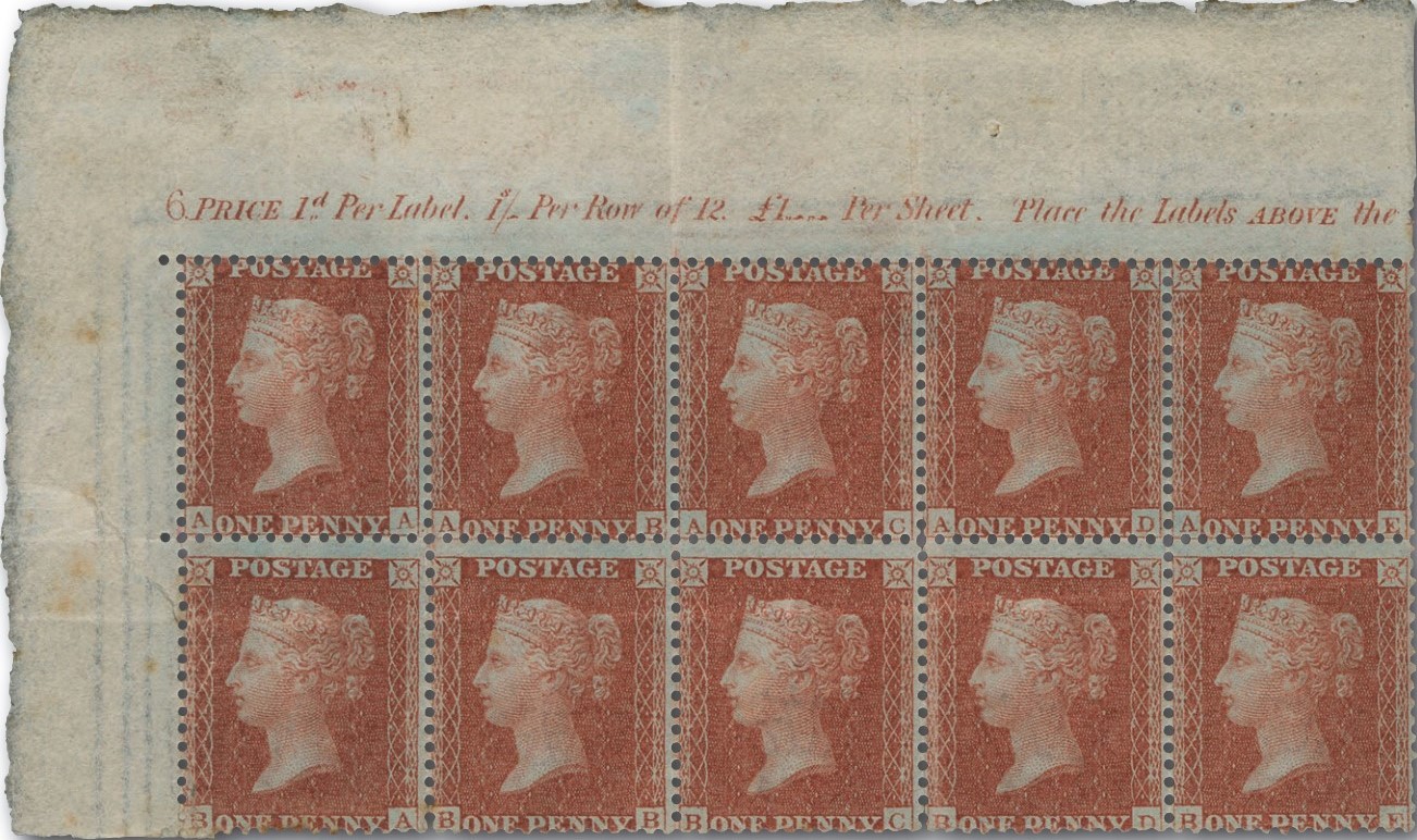 Plate 6 A-A, A-B, A-C, A-D, A-E