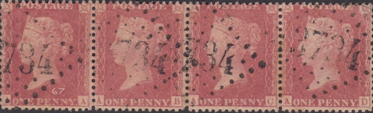 Plate 67 A-A, A-B, A-C, A-D