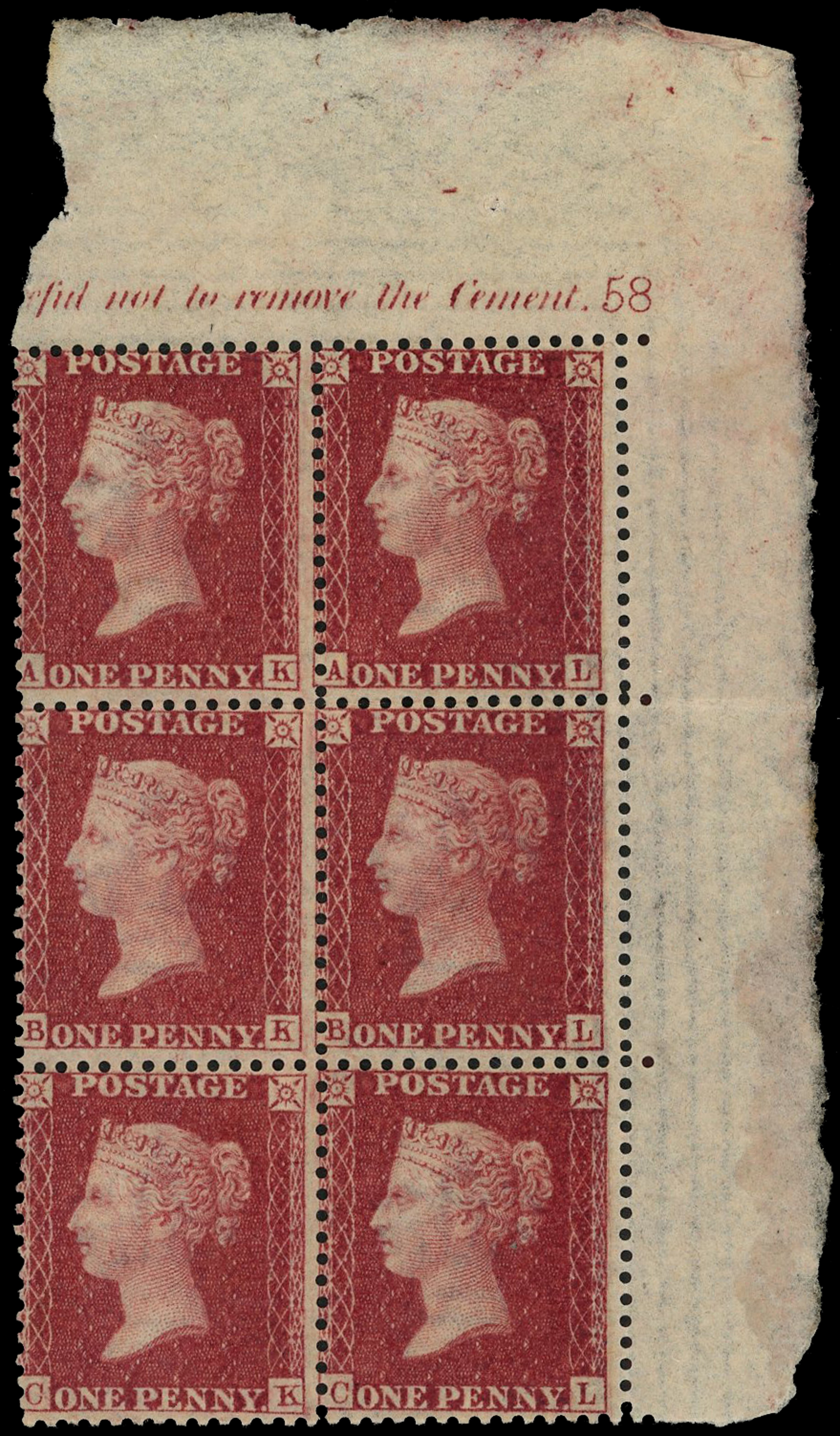 Plate 58 A-K, A-L