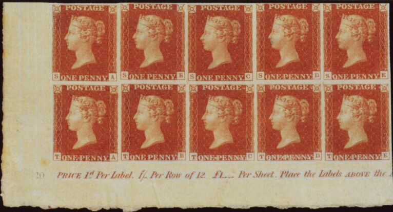 Plate 10 S-A, S-B, S-C, S-D, S-E, T-A, T-B, T-C, T-D, T-E