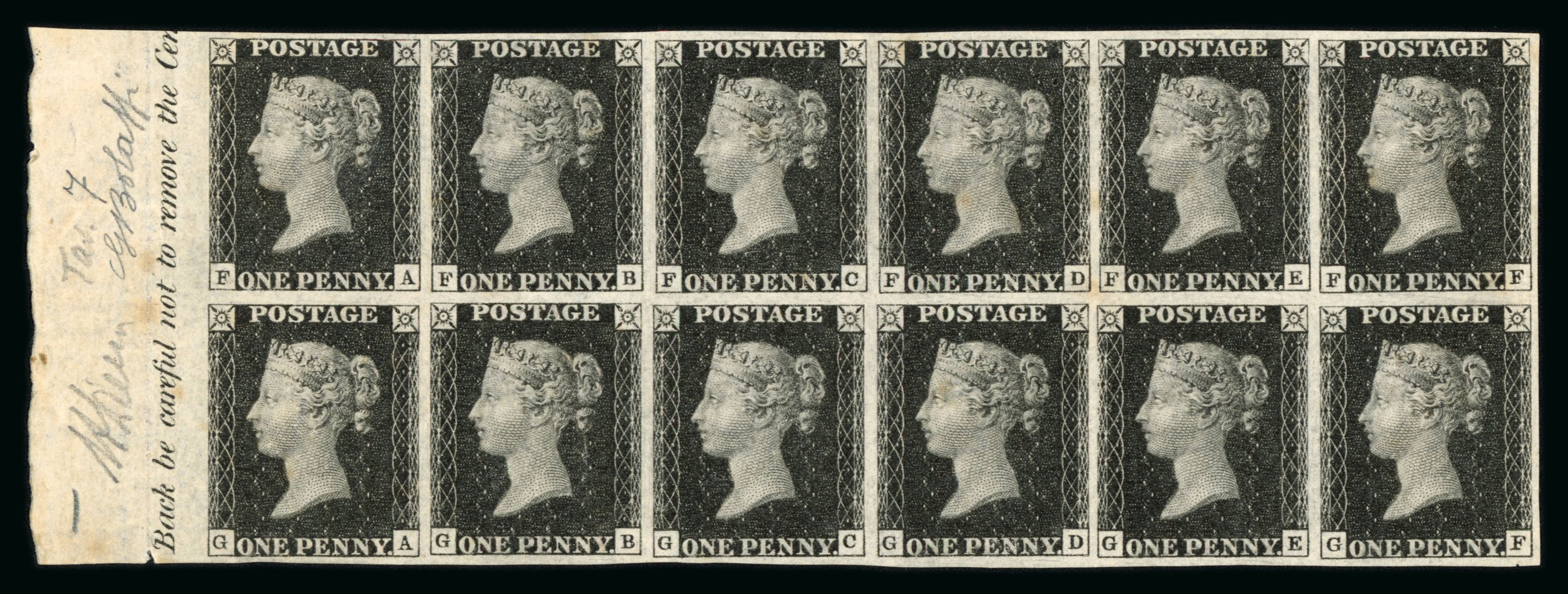 Plate 7 F-A, F-B, F-C, F-D, F-E, F-F, G-A, G-B, G-C, G-D, G-E, G-F
